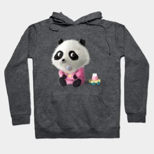 Cute fluffy panda Hoodie